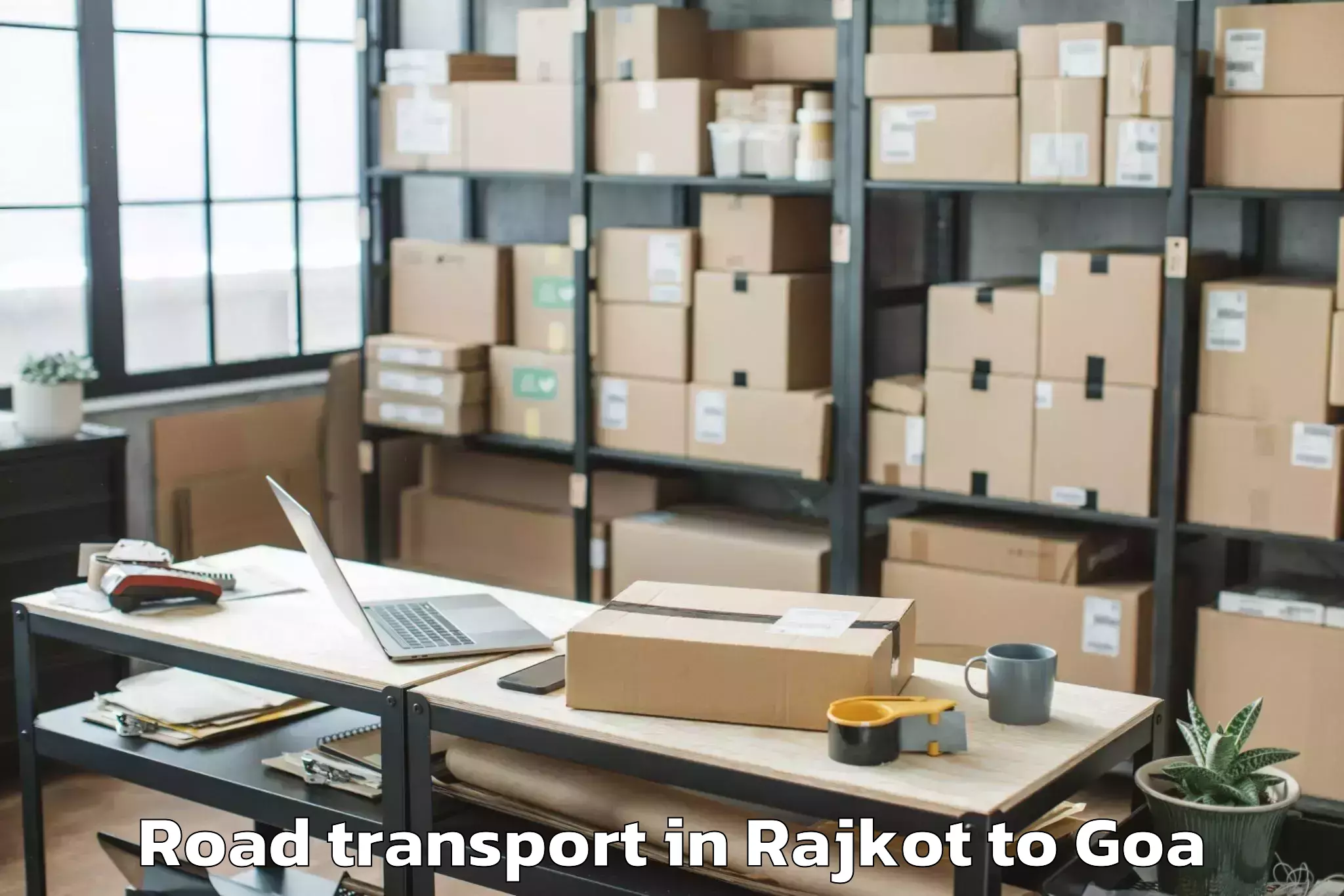 Quality Rajkot to Mopa Road Transport